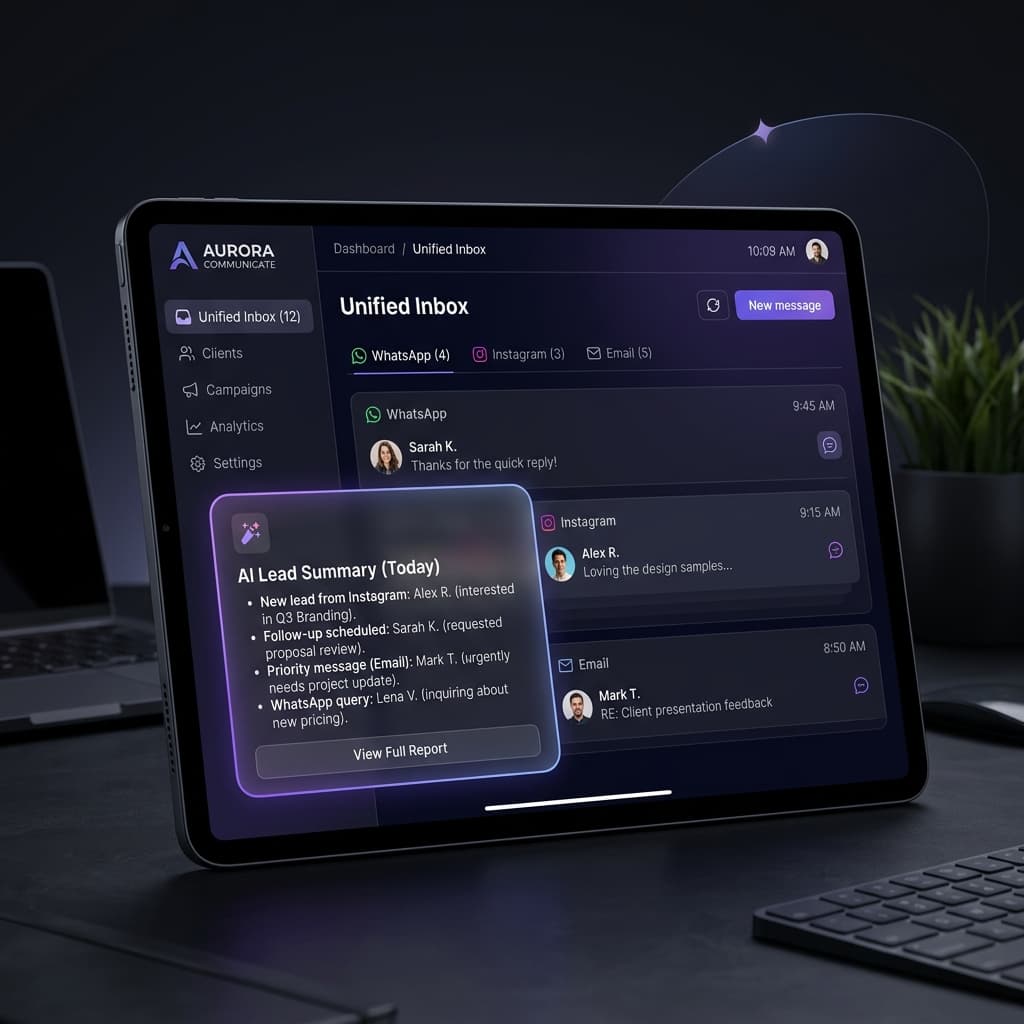 Agency Communication Dashboard